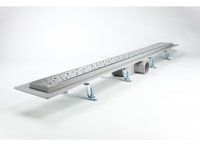 STYRON spr.žľab+rošt 70cm nerez DROPS