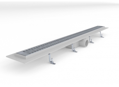 STYRON spr.žľab+rošt 80cm nerez HARMONY