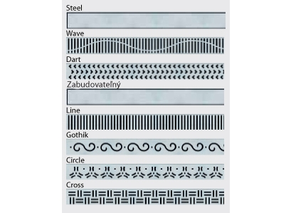 Rošt spr.žľabu STEEL 58cm