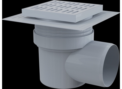 Podl.vpusť bočná PLAST 150x150/110