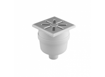 Podl.vpúsť spodná NEREZ 150x150/50 Nastav.