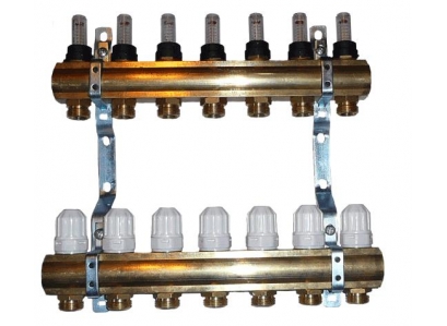Rozdeľovač 12-vyv.s term.+prietok.1x3/4